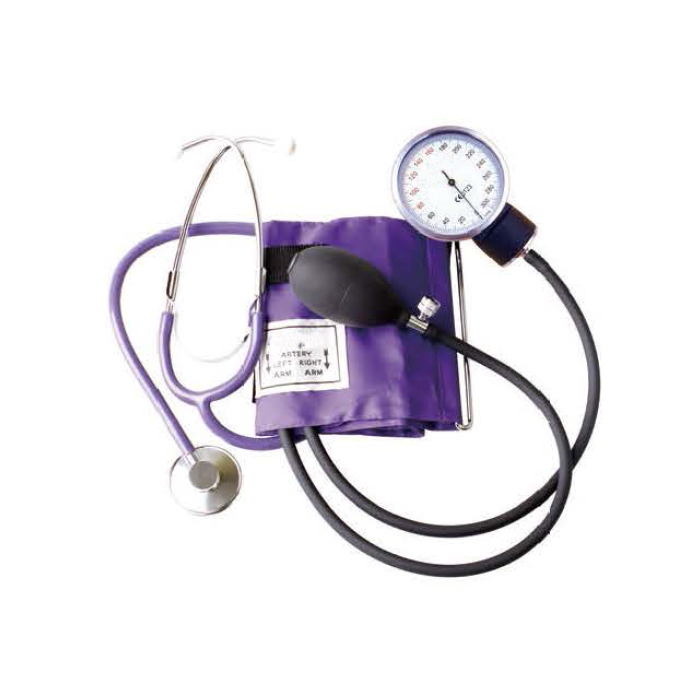 Sphygmomanometer kit with rappaport stethoscope